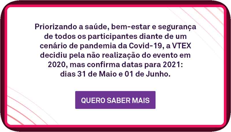 Comunicado Oficial VTEX Day 2020