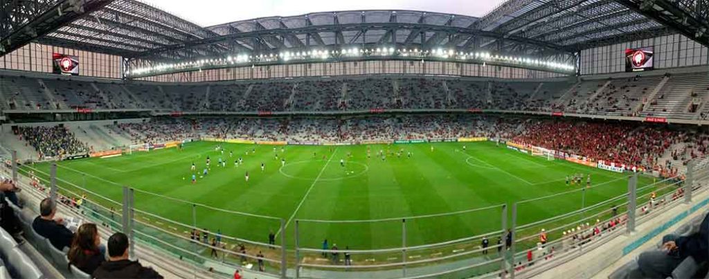 Arena da Baixada, a casa do Athletico Paranaense. Foto: Gabriel Krassuski / Licença: CC0