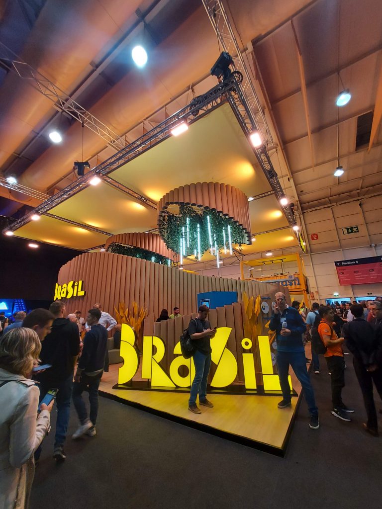 Stand do Brasil no Web Summit 14ª Edição. Foto: @agenciaeplus